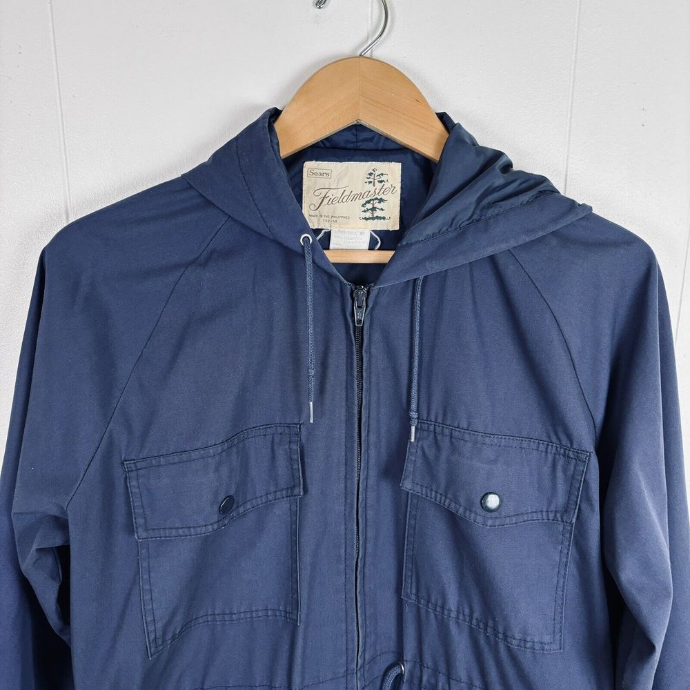 Vintage 60s Fieldmaster Outerwear Sears Roebuck Women Hooded‎ Jacket Tall Medium